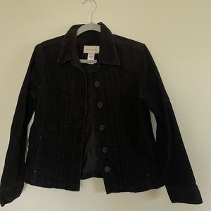 Black corduroy jacket